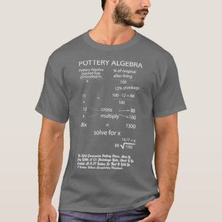 Töpferei Algebra Artist T-Shirt