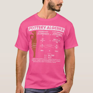 Töpferei Algebra Lustiger Keramik-Ton-Künstler T-Shirt