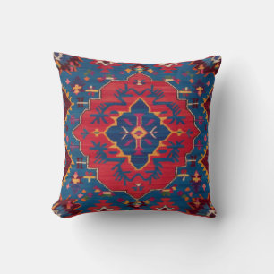 Töpferei Blauer Kilim Pillows: Zeitlose Kunst Kissen