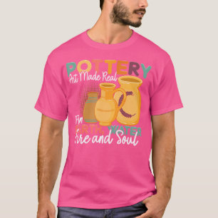 Töpferei Erde Wasser Feuer Seele Kunst Töpferkünst T-Shirt