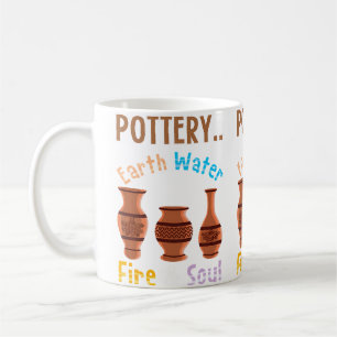 Töpferei Erde Wasser Feuer Seele - Reizvolle Töpfe Kaffeetasse
