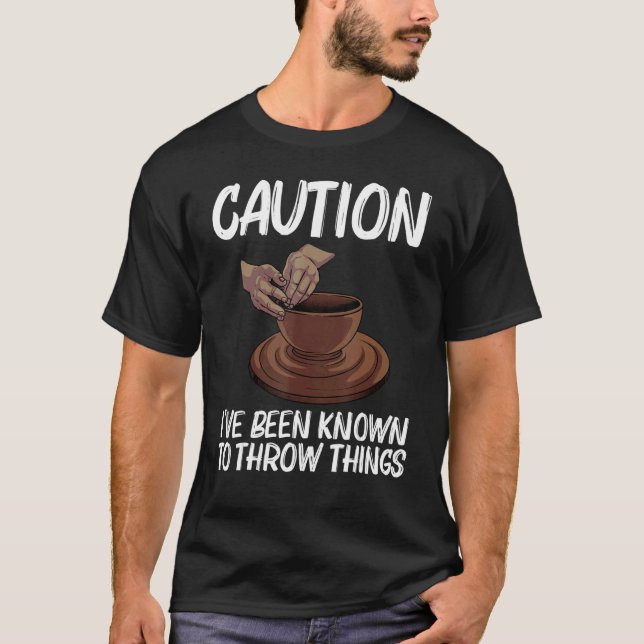 Töpferei für Männer Keramik Pot T-Shirt (Vorderseite)