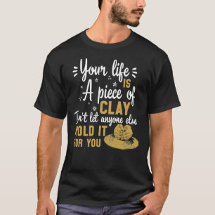 Töpferei gibt ihrem Jubiläum lustige Keramiken T-s T-Shirt