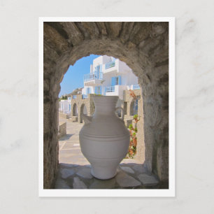 Töpferei in Mykonos Postkarte