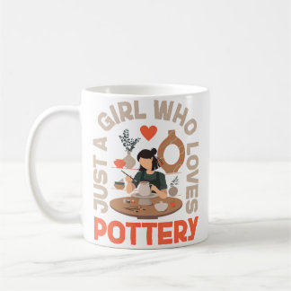 Töpferei Keramik Künstlerin Nur Ein Mädchen Das Tö Kaffeetasse