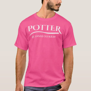 Töpferei-Skulptur aus Ton Keramiker Tonerde T-Shirt