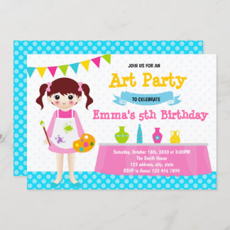 Töpfereien Geburtstagsfeier Einladung