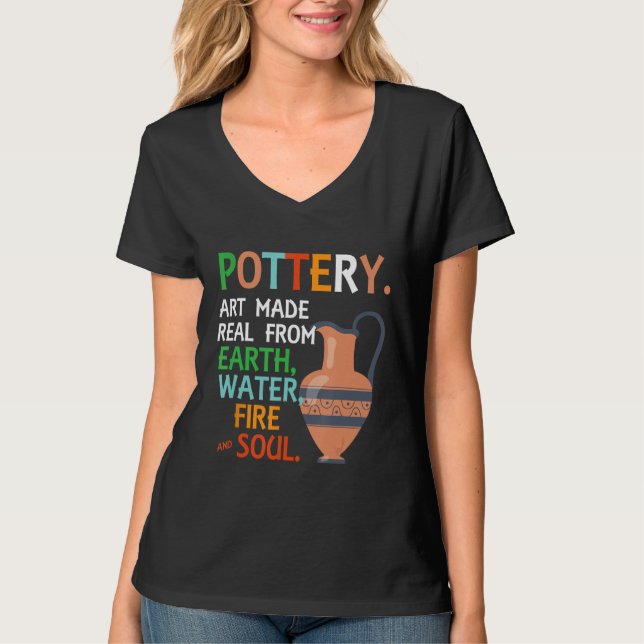 Töpfereien-Keramik-Hob T-Shirt (Vorderseite)