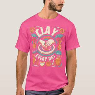 Töpferfrau Ton Keramikformen Täglich T-Shirt
