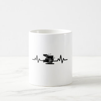 Töpferherzschlag Keramiker Töpferin Kaffeetasse