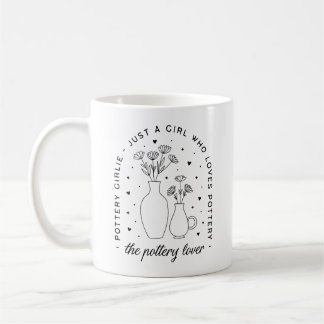 Töpferliebhaber-Mädchen-Ästhetik Kaffeetasse