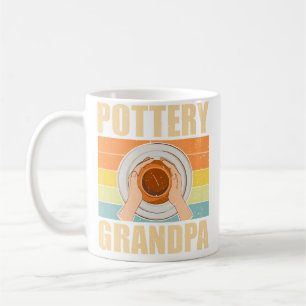 Töpfern Opa Vintage Künstler Lustiger Töpferliebha Kaffeetasse