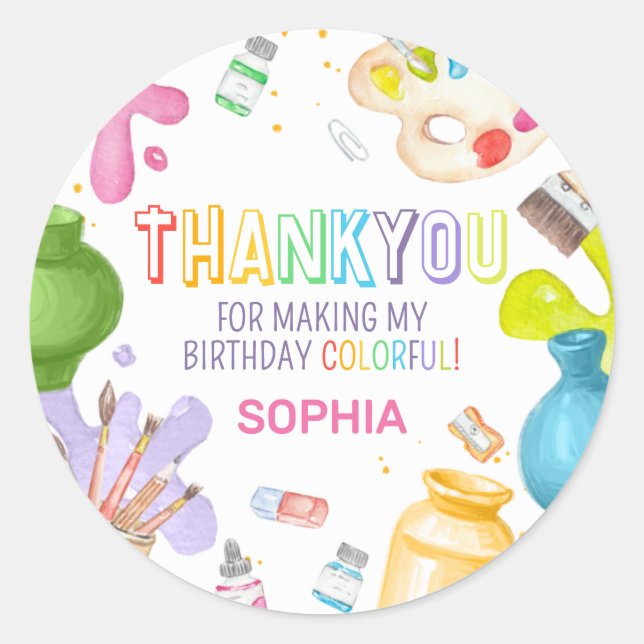 Töpferpartei Runder Aufkleber (Vorderseite)