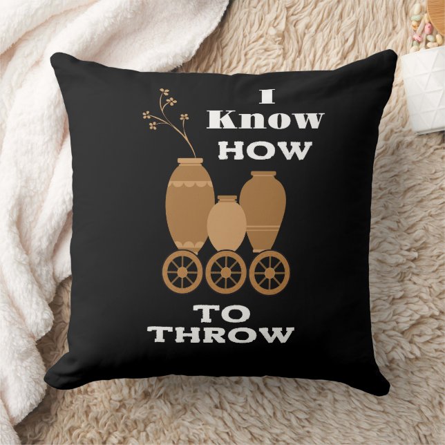 Töpferton-Keramiken Kissen (Decke)