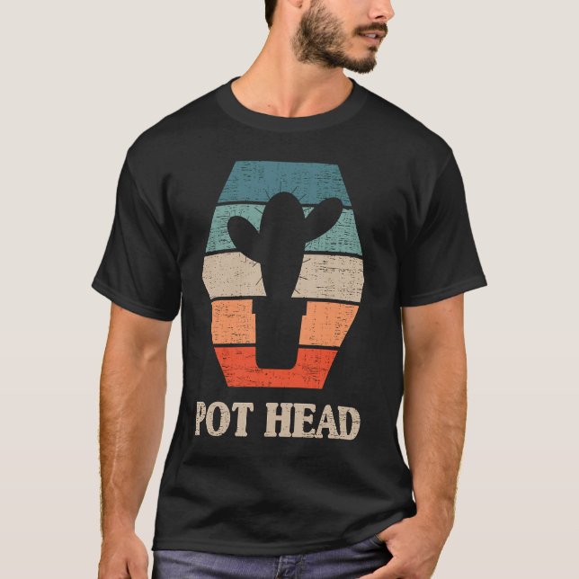 Topfkaktus Gärtner Garten Pflanzen Gärtner T-Shirt (Vorderseite)