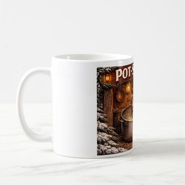 Topfkratzer Isländischer Yule Lad  Kaffeetasse (Links)