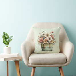Topfpflanzen Cozy Shabby Style Cute Kissen