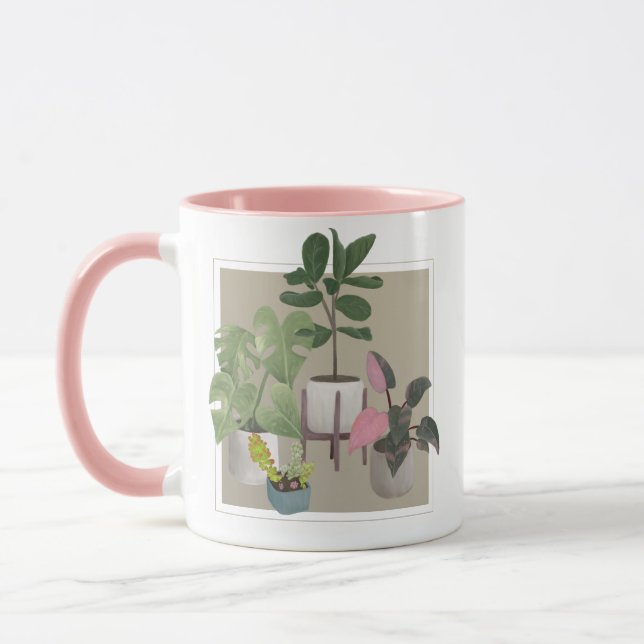 Topfpflanzen Tasse (Links)