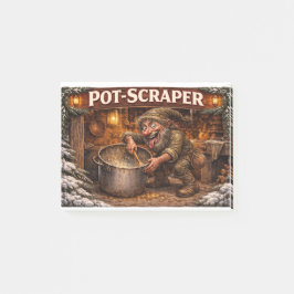 Topfschaber Isländischer Yule-Lad  Post-it Klebezettel