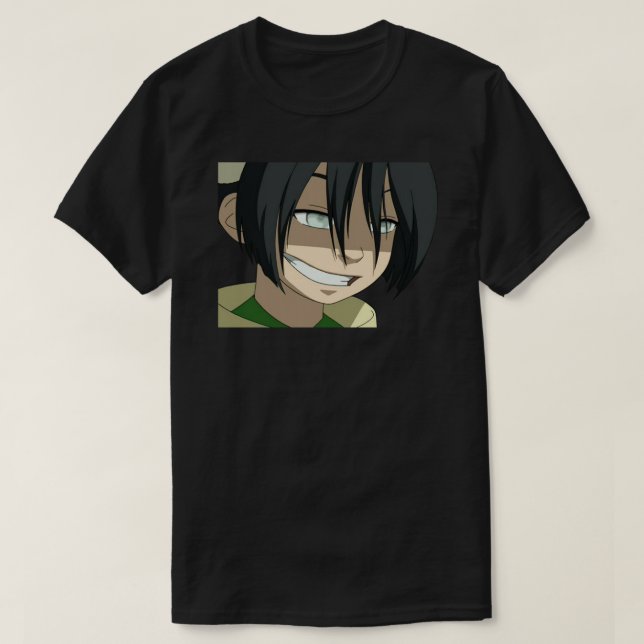 Toph Beifong (Avatar) Sticker.png T-Shirt (Design vorne)