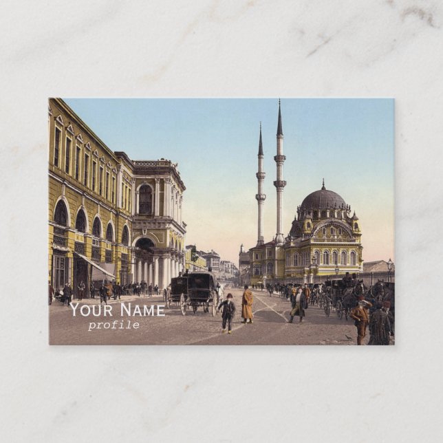 Tophane Quadrat, Istanbul Visitenkarte (Vorderseite)