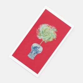 Topiary Blue White Ginger Jar Paper Handtücher Serviette