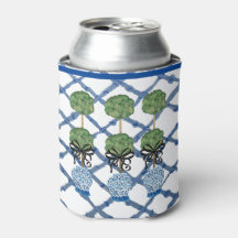 Topiary Chinoiserie Ginger Jar Can Cooler