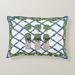 Topiary Chinoiserie Ginger Jar Jars Lumbar Dekokissen