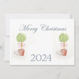 Topiary Christmas Card Mitteilungskarte