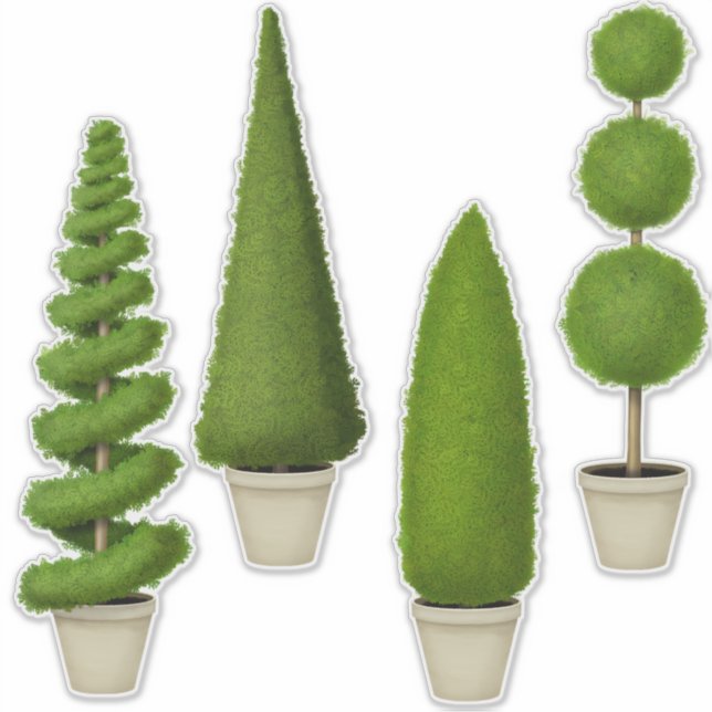 Topiary Collection Aufkleber (Vorderseite)