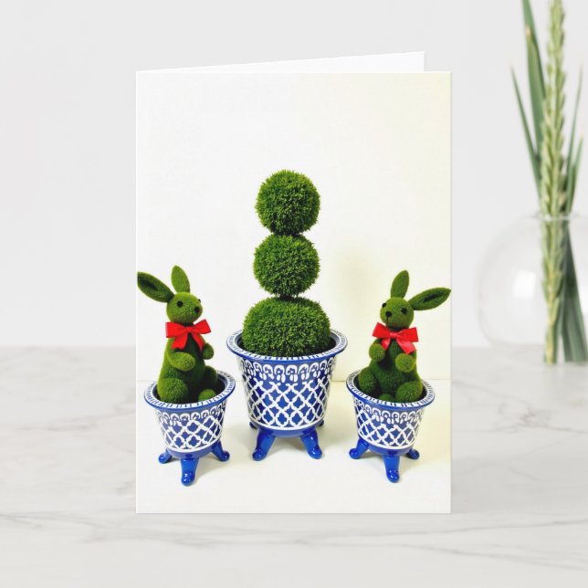 Topiary Friends Season S Greetings Card Karte (Vorderseite)