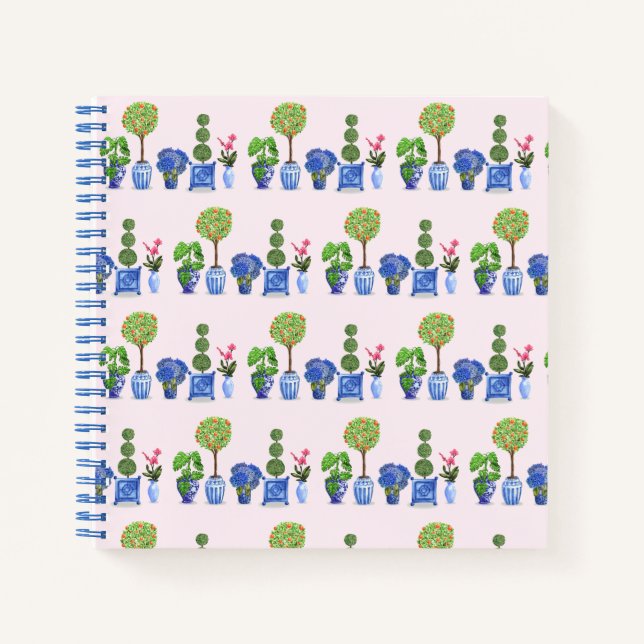 Topiary Garden Spiral Notebook Notizbuch (Vorderseite)