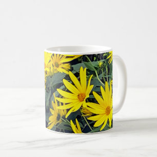 Topinambur-Blüten Kaffeetasse