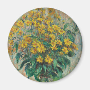 Topinamburblüten von Claude Monet Magnet