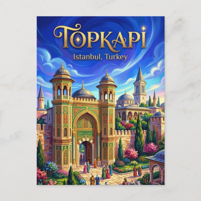 Topkapi Palace, Istanbul, Marmara Postkarte (Vorderseite)