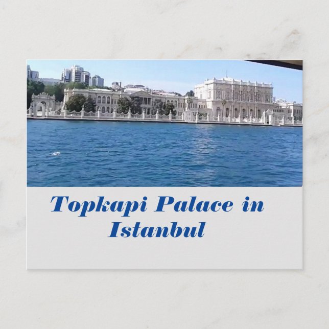 Topkapi-Palast in Istanbul, Türkei Postkarte (Vorderseite)