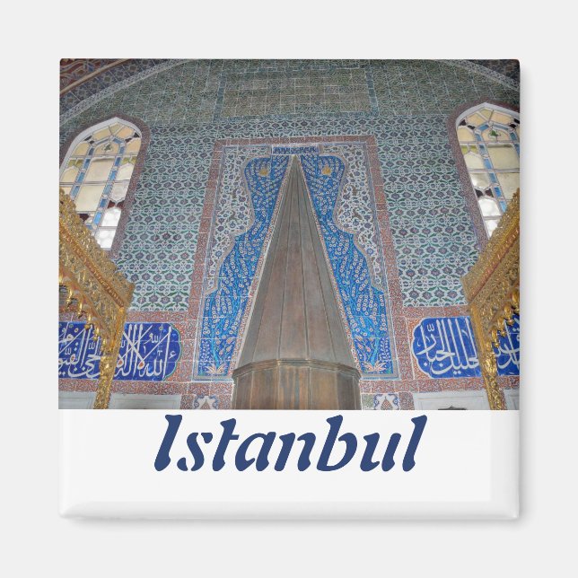 Topkapi Palast Interieur Magnet (Vorne)
