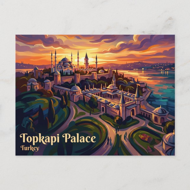 Topkapi-Palast Türkei Postkarte (Vorderseite)