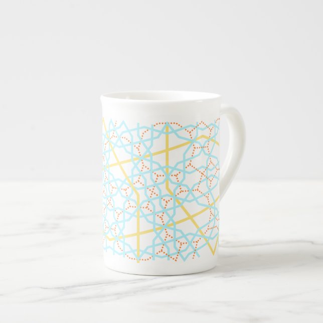 Topkapı Tilings-Tasse Prozellantasse (Vorderseite Rechts)