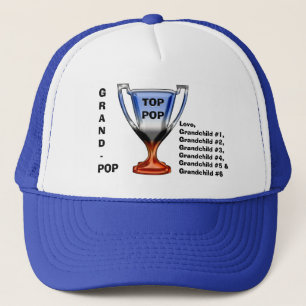 Topoberer Pop Trophäenkopf (für Großer Pop) Truckerkappe