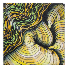 Topografie Fotodruck