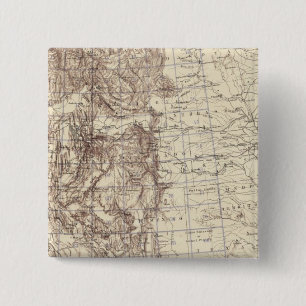 Topografische Karte des Flusses Mississippi Button