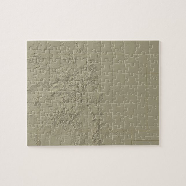 Topografische Karte von Colorado Puzzle (Horizontal)