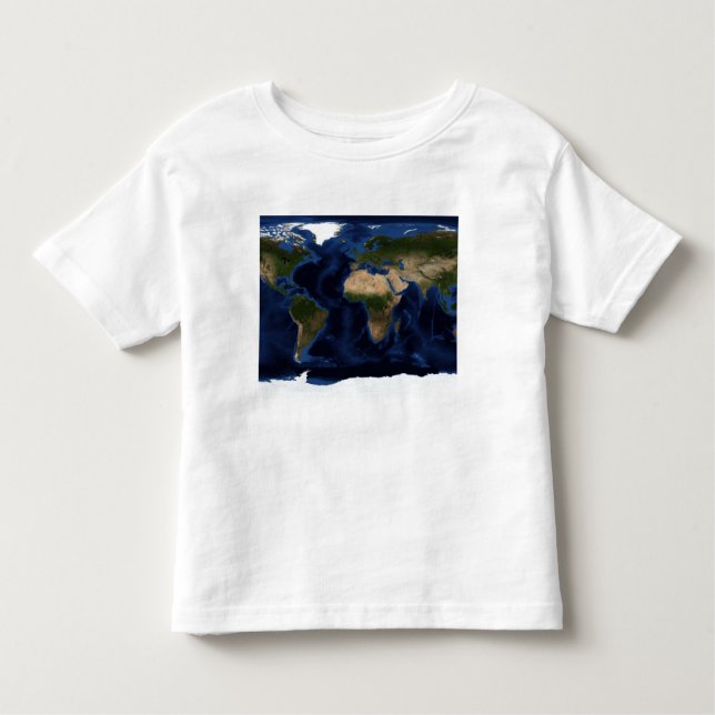 Topografische und bathymetrische Schattierung der  Kleinkind T-shirt (Vorderseite)