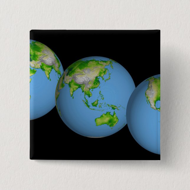 Topografische Weltanschauungen Button (Vorderseite)