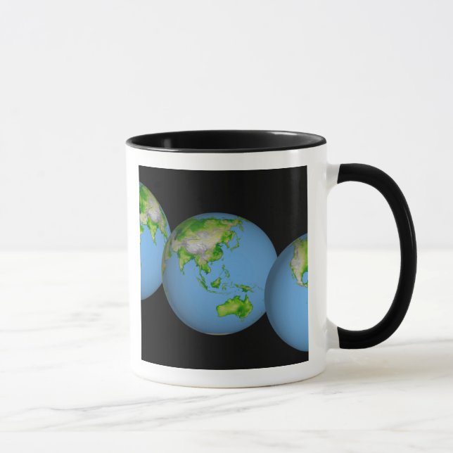 Topografische Weltanschauungen Tasse (Rechts)