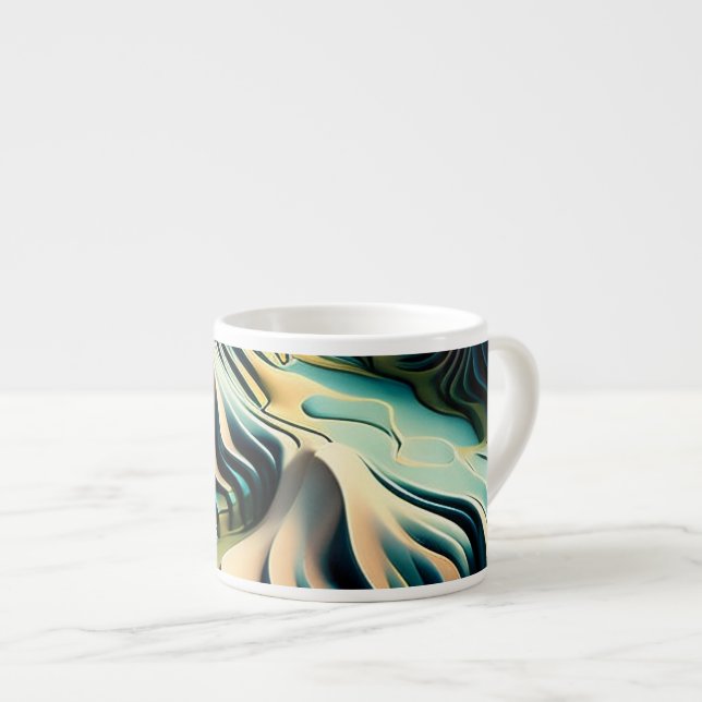 Topographic Currents Espressotasse (Vorderseite Rechts)