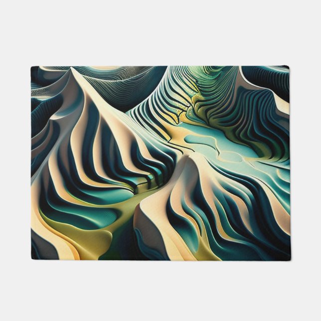 Topographic Currents Fußmatte (Vorderseite)