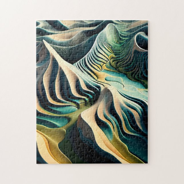 Topographic Currents Puzzle (Vertikal)