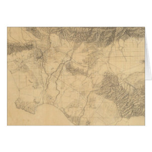 Topographie von Los Angeles und San Bernardino